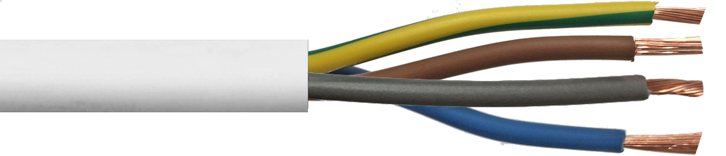 0.75MM 3094Y 4 CORE WHITE 50M DRUM